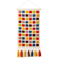 Colorful Grid CFG-1000 40"H x 20"W Wall Hanging