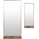 Cabriole CBL-001 30"H x 14"W, 18"H x 7"W Mirror