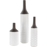 Eastman EAT-001 23"H x 5"W x 5"D,  15"H x 4"W x 4"D,  12"H x 5"W x 5"D Vase