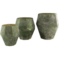 Nayla NAY-001 11"H x 10"W x 10"D,  8"H x 8"W x 8"D,  12"H x 11"W x 11"D Candleholder