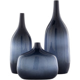 Sparta SPA-001 15"H x 5"W x 6"D,  8"H x 5"W x 9"D,  18"H x 5"W x 7"D Vase